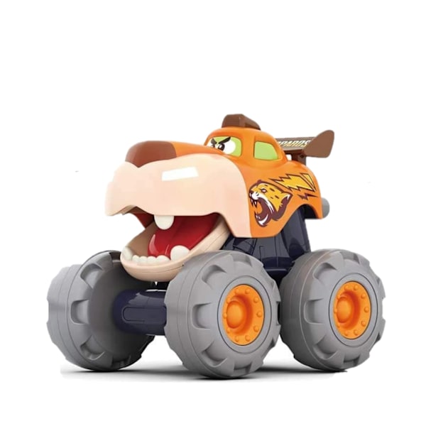 1 st Monster Truck Friktionsdriven Inertia Bil Leksak Blixtflygande leopard