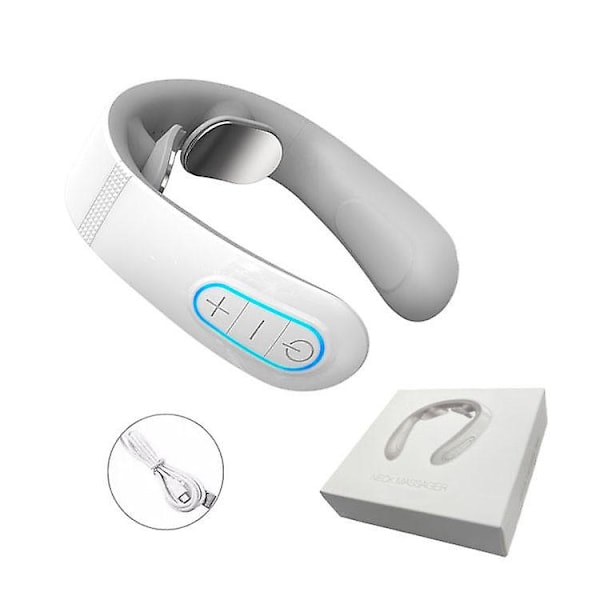Härlig Bambu Nackmassager För Smärtlindring Djupvävnad, Elektrisk Bärbar Lymfdräneringsmassager Med Värme, Tens Enhet Muskel Stimulator, Nacke M