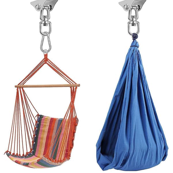 Gunga i träbetong, 2-pack kraftig 1200 lb kapacitet