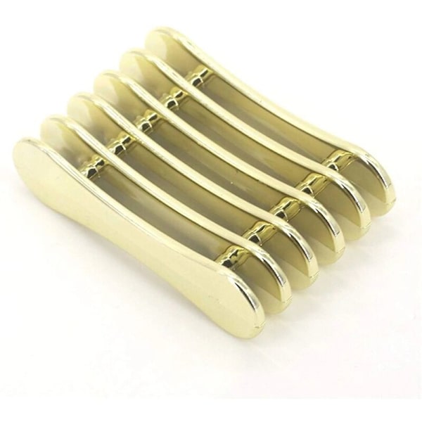 Nagelkonstborsthållare UV-gelpennadisplay Organizer Makeup Brush Stand för nageldesignverktyg Golden