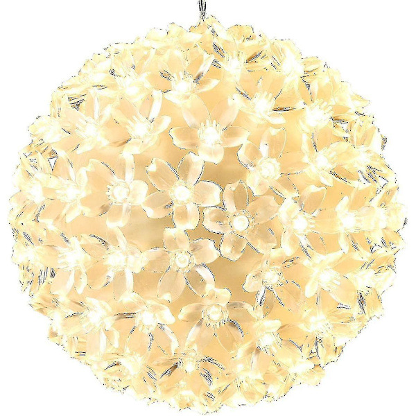 Boomelaa! 100 LED-ljuskula Ljuskula Varmvit Juldekoration Julbelysning Jul Ca 15 cm