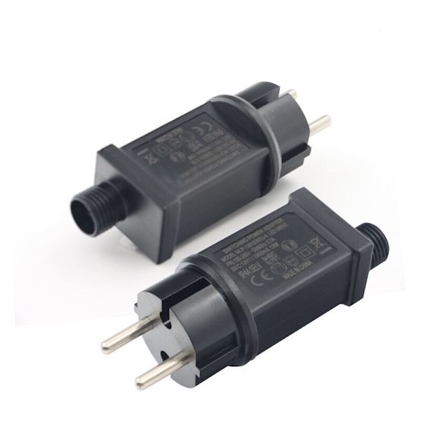 12V LED Strømforsyning, IP44 LED Transformer Lavspændings LED Adapter Driver til Julelys, Lysstreng