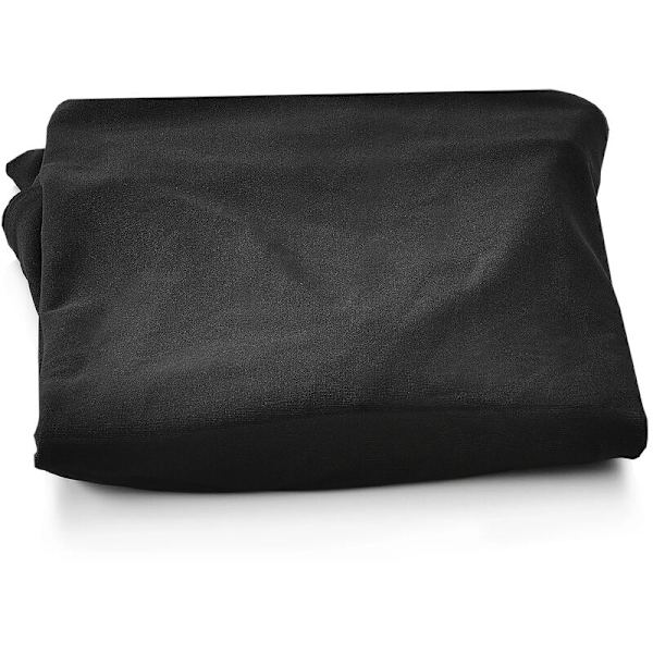 Stolskydd Set om 4 42-53 cm Mörkgrå Maskintvättbart Skyddande Överdrag Stolskydd Stretch Stolskydd (Svart)