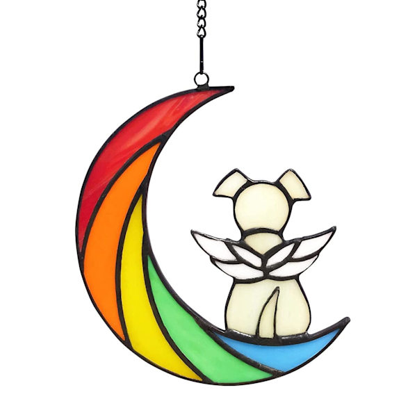 Rainbow Angel Wings DogB