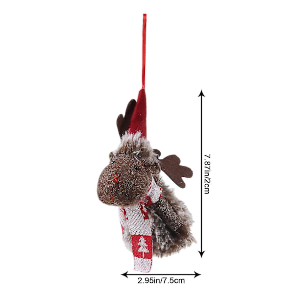 Julgranspynt Present Tomte Snögubbe Rensa Renen Leksak Häng Dekorationer