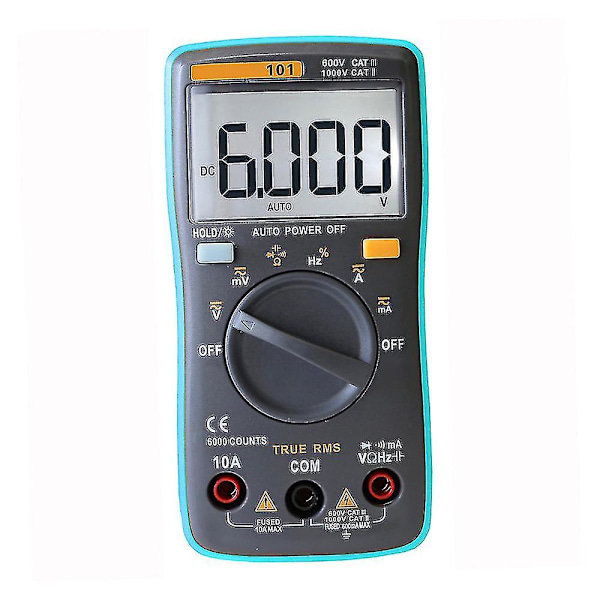 Richmeters Rm101 True Rms Multifunktionell Lcd Digital Multimeter Dmm Dc Ac Spänning Ström Mätare Motstånd Diod Kapacitans Testare Mätning Autom