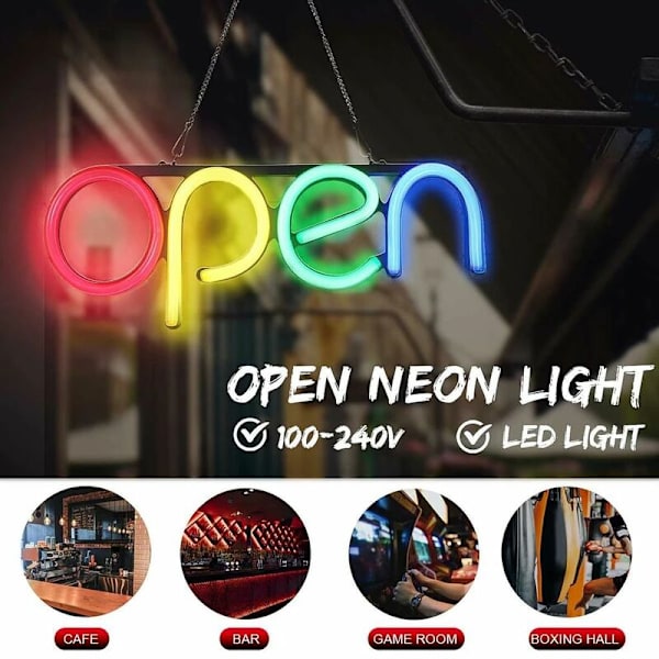 LED-kyltti ikkunaan sähköinen neonkyltti sopii kauppoihin, kampaamoihin, baareihin ja hotelleihin