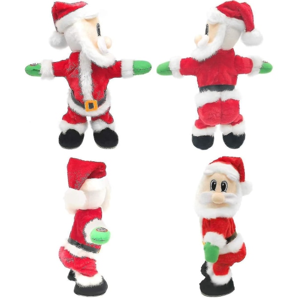 Twerking tomte - [engelsk låt] Twisted Hip, sjungande och dansande elektrisk leksak, Twisted Hip tomtefigur jul julklapp (jultomte