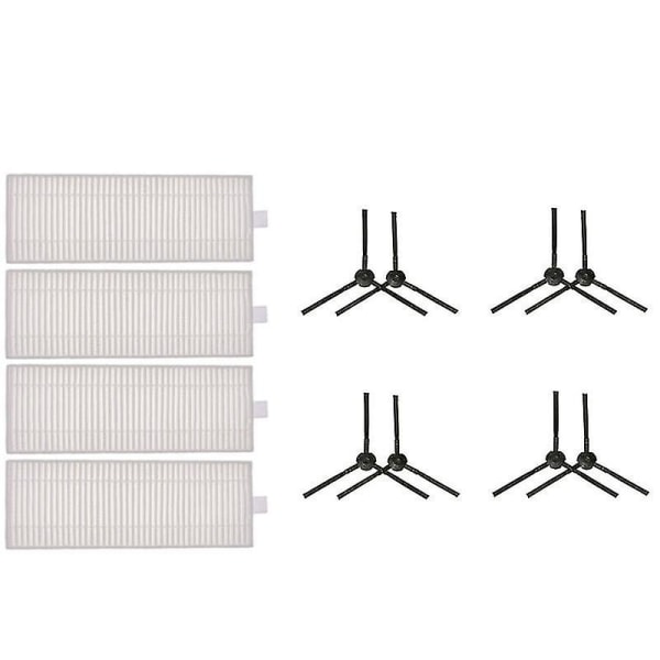Hepa-filter, rulle, huvudsidoborste, moppduk, trasor för 360 C50 robotdammsugare reservdelar tillbehör