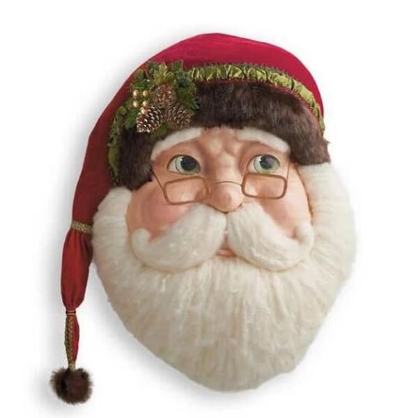 Jul Tomte Bomullsfyllda Hängande OrnamentRöd