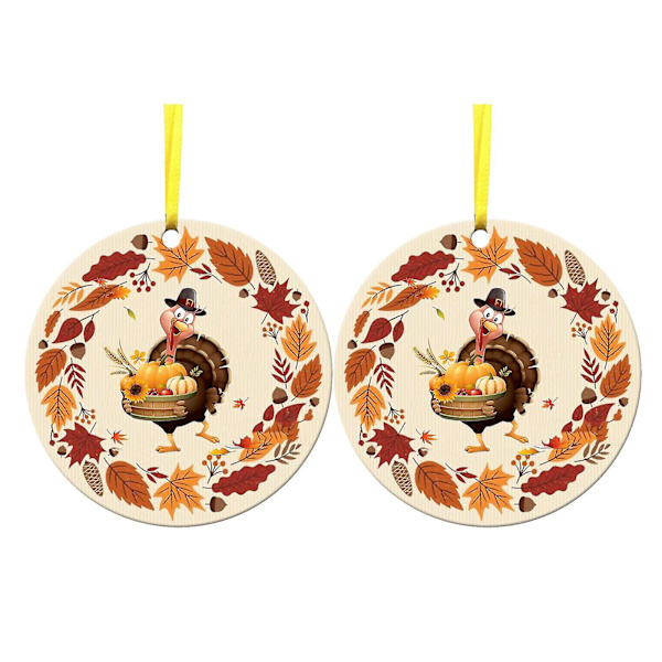 2020 Ornament Höst Thanksgiving Kalkon Bröllop Fest Dekoration Ny PVC Material