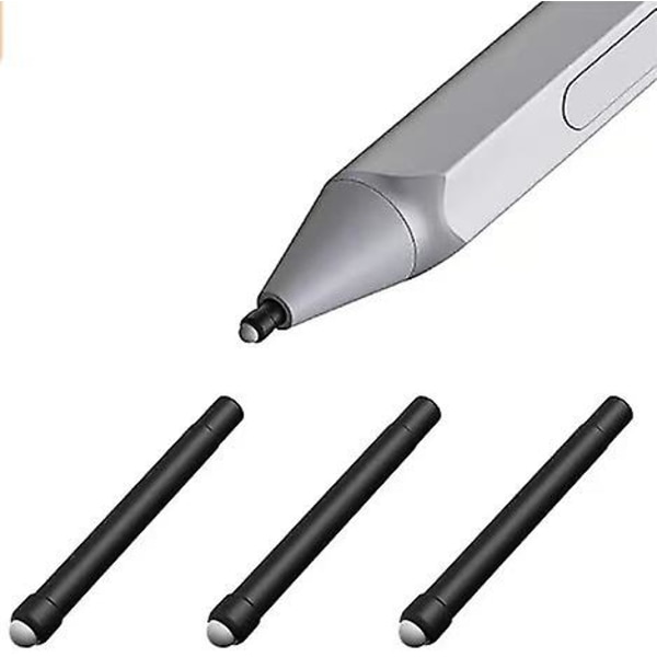3 st styluspenna för Microsoft Surface Pro 8/7/6/5/4/3/x, Surface Go 3/2/1, Surface Book/laptop med raderknapp