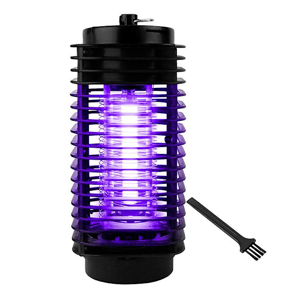 Bug Zapper inomhus, elektrisk myggzapper, högspänningsinsektsfångare för inne i hemmet, inomhusfälla och mördare för , fruktfluga (svart)