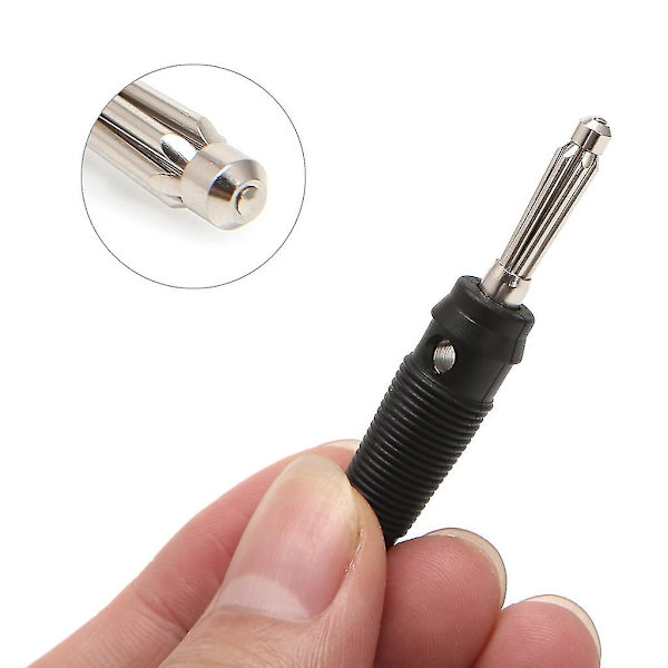 5 par/10 st 4mm 32a Lödfria sidostaplingsbara bananplugg koppar