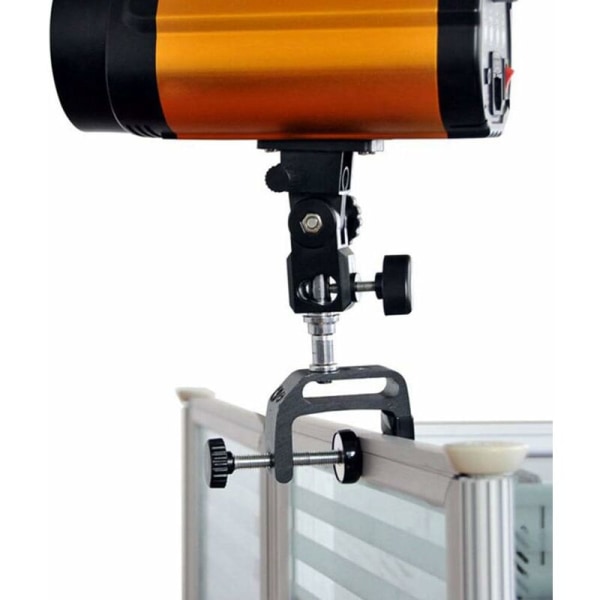 power Monitoiminen C-tyypin pidike kameran lampun pidikkeeseen, C-muotoinen taskupidike