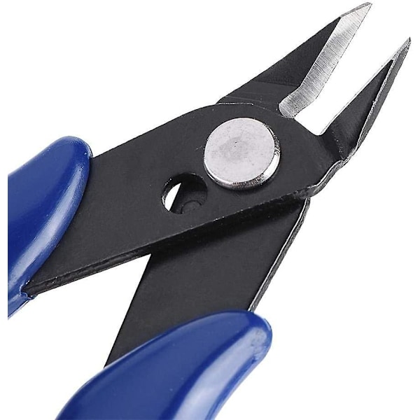Diagonal Elektronisk Tång Klipp Sax 0.8mm Stål Klipp Tång - Blå
