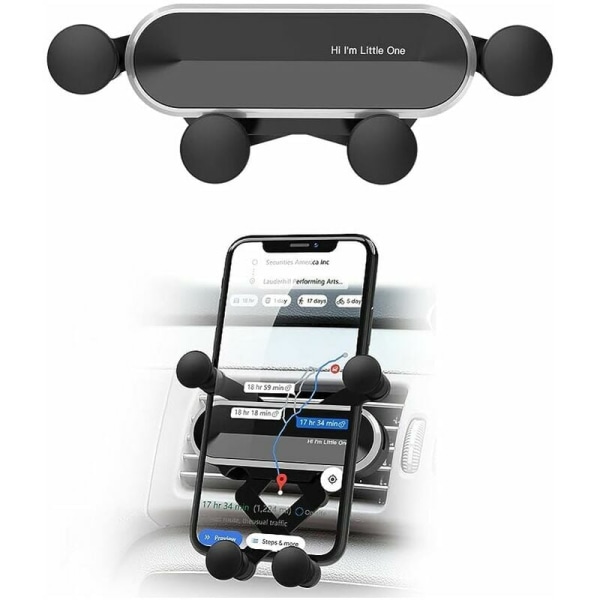 Universal biltelefonhållare med 360° rotation, ventilerad bilsmartphonehållare för Samsung S20/S10, Huawei, Oneplus, andra smartphones och GPS