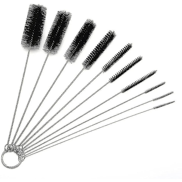 Kanna Spout Brush Rörrengöringsset Tekannamunstycke Brush Set, Svart-4