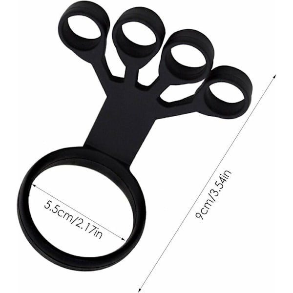Finger Wrist Trainer Hand Grip Reinforcer Grip Strength Trainer för övningar i karpaltunneln, gitarr, artrit och klättring