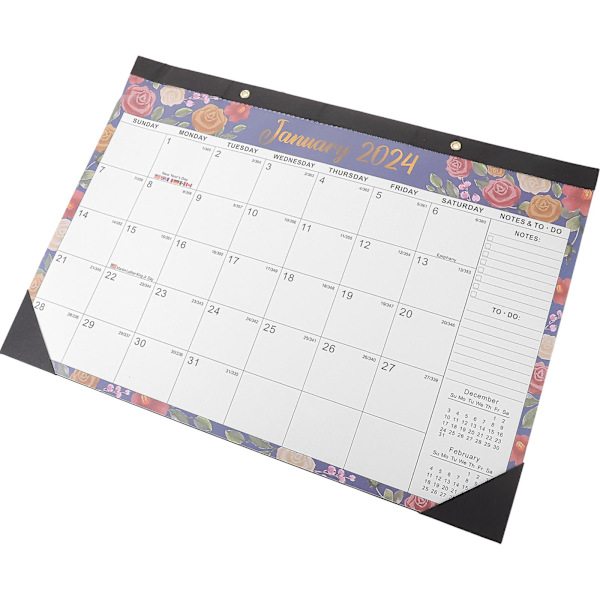 Väggkalender för hushållet, hängande månadskalender, väggkalender