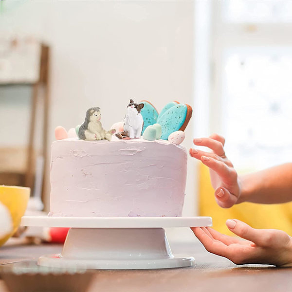 10 realistiska miniatyrkattunge-karaktärsmodeller Miniatyr djur prydnad