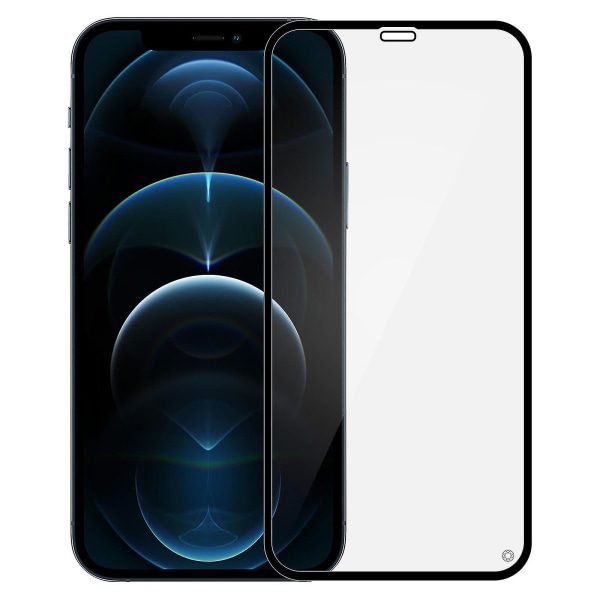 Skärmskydd för Apple iPhone 12 Pro Max Fingeravtrycksresistent - Svart-1