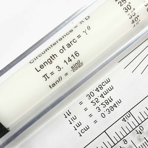 12 tums mätlinjal - parallell rullinjal - mångsidig