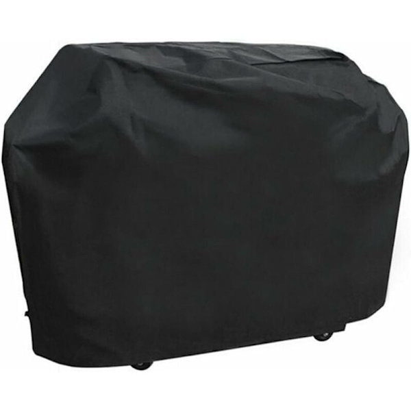 Bcc Gas Grill Överdrag 100% Vattentät och Vindtät Oxford Svart Grill Överdrag med Dragsko för Golvmontering (M, 150 x 100 x 125 cm)