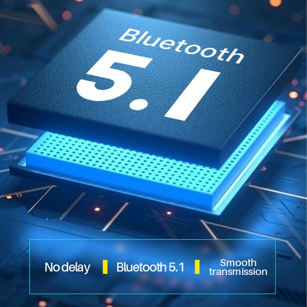 Binaural Digital Display Med Laddning Skatt Bluetooth Headset Tws5.0 Öronproppar 10x7.5x3.2cm Vit