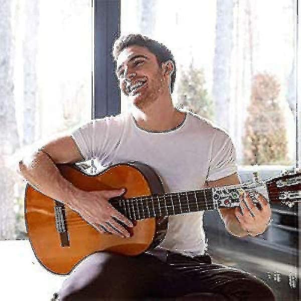 Gitarrlärningssystem, gitarrlärhjälpmedel, klassiska assistenter, övningsstämmare, verktyg och smärtfri fingergitarrhjälp