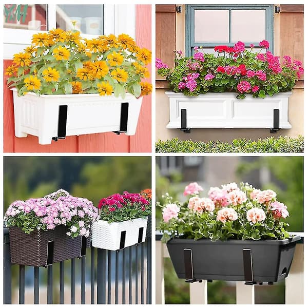 2-pack Metalliska Justerbara Blomkrukehållare, Tunga