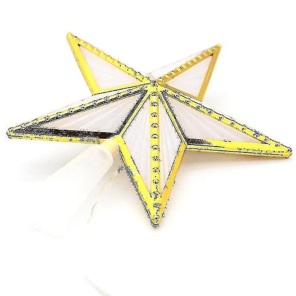 Christmas Tree Topper Plast Star Led Light USB Powered Treetop Lamp Yo