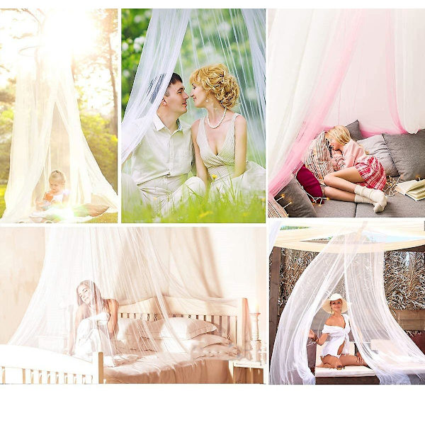 King size hängande gardin nät, Princess Circle Tulle sängöverkast