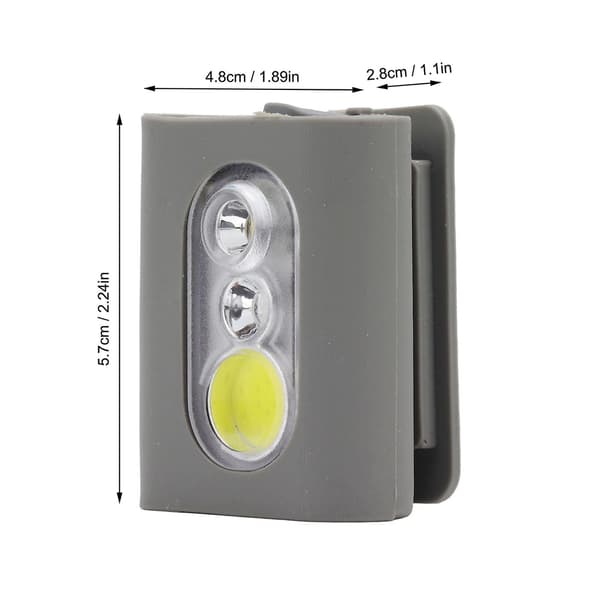 2024 Løb Lys Clip On LED Type C USB Opladning Magnetisk 5 Niveauer til Natløb