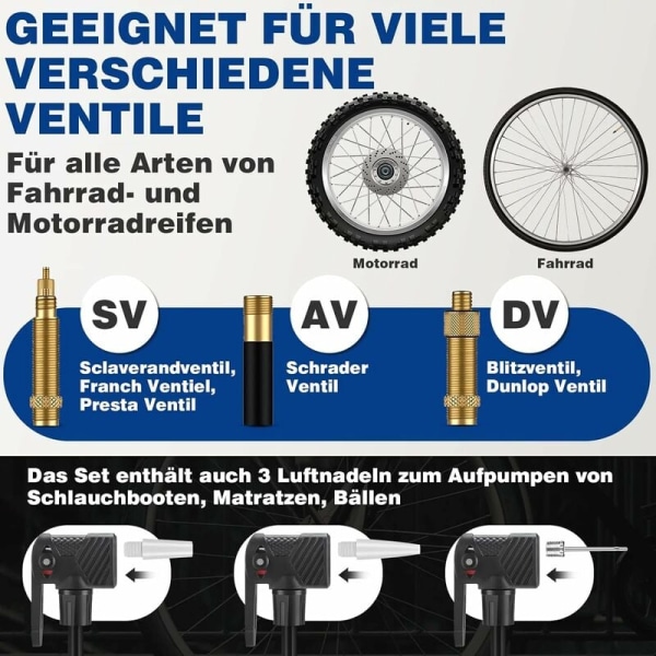 Cykelpumpe Cykelpumpe til alle ventiler - 11 bar / 160 psi gulvpumpe med trykmåler - gulvpumpe til racerløb, e-cykel, mountainbike