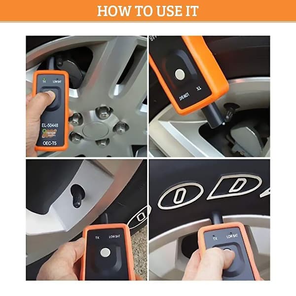 El50448 Tpms Orange Oec-t5, Opel Rdks Learning System El 50448 Däcktrycksmätare, El-50448 Tpms Sensoraktivering