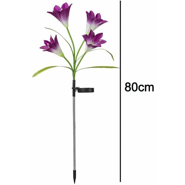 2-pack solcellslyktor för utomhusbruk, LED-solcellslampor för trädgårdsdekoration