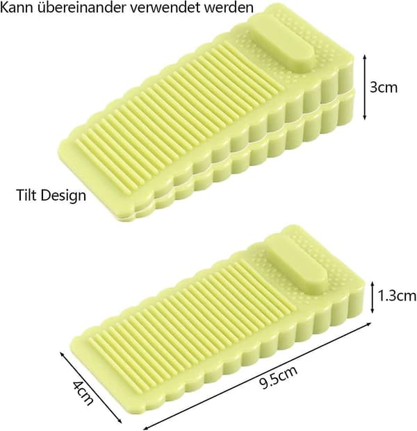 4-pack gummidörrsugga dörrkil höjdjusterbar halkfri golvdörrsuggväggbuffert