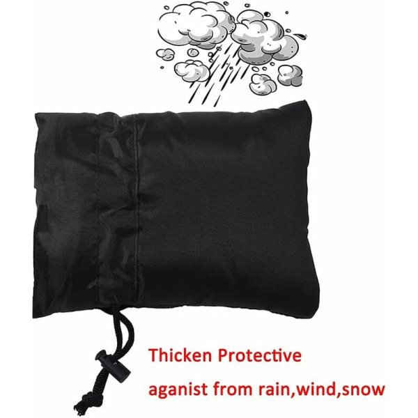 4-pak udendørs vandhanedæksler til vinterfrysebeskyttelse, havehane, rørisolering 18x14cm