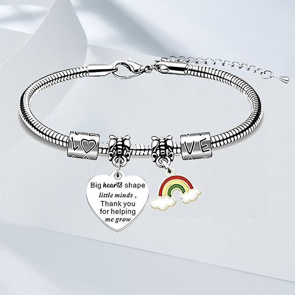 Lärare armband tack lärare present tack för att du hjälpte mig att växa