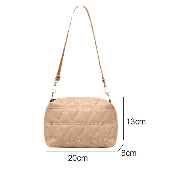 Liten crossbody-väska för kvinnor med myntbörs, tjock rem, axelväska, handväska, stil 5