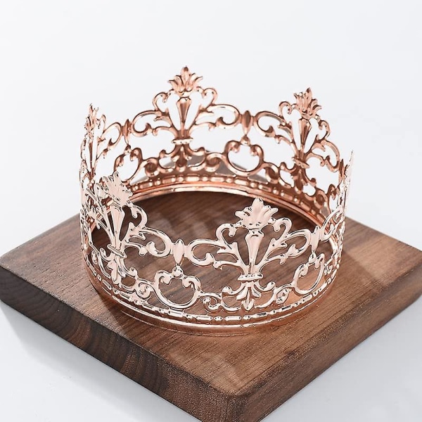 Princess Mini Crown Cake Topper Dekoration För Baby Shower Födelsedag Bröllop Jul Prinsessan Temafest