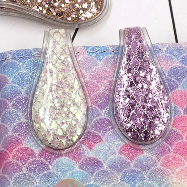Luovat kalanmuotoiset glittermagneettiset kirjanmerkit, käsintehdyt kirjan koristeet, söpö koriste, luova kirja, söpö magneettinen etiketti