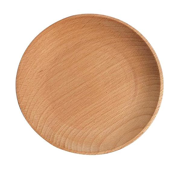 2023-japansk stil träbricka café dessertbricka kakbricka 12cm