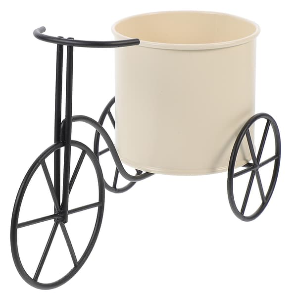 Järncykel Blomställ Penhållare Rustik Cykel Design Blomhållare