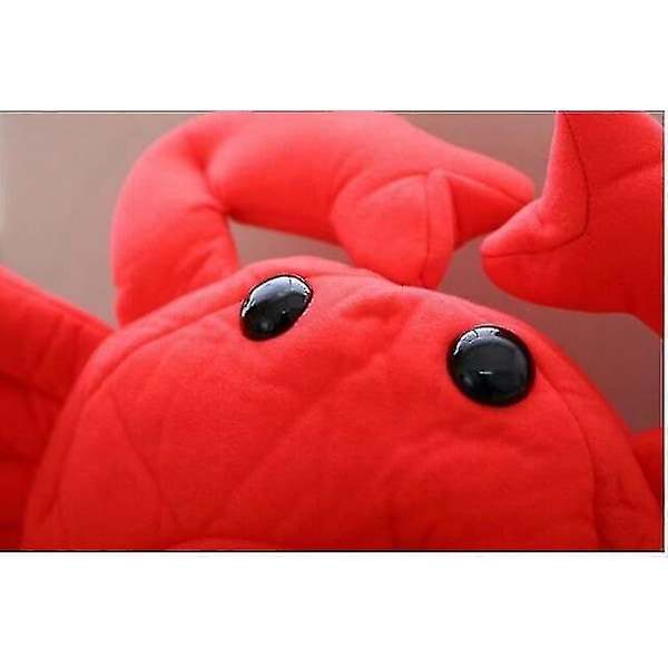 Röda hattkrabba mask huvudbonad huva hatt plysch djurhuvud täckmask prestanda foto rekvisita