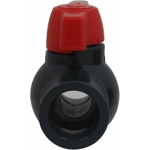 PVC-ventil för limning, 50 mm kulventil, kulventil för pool