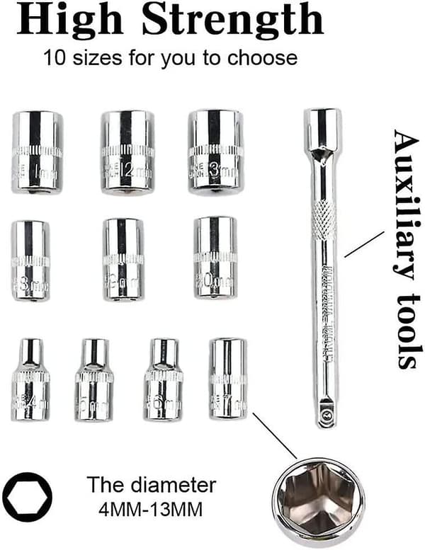 1/4" set, set och set set 12-delar