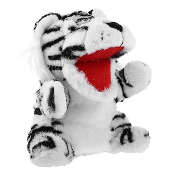 Rörlig Mun Handdocka Interaktiv Berättande Leksak Handdocka Djur Plysch Tiger Leksak
