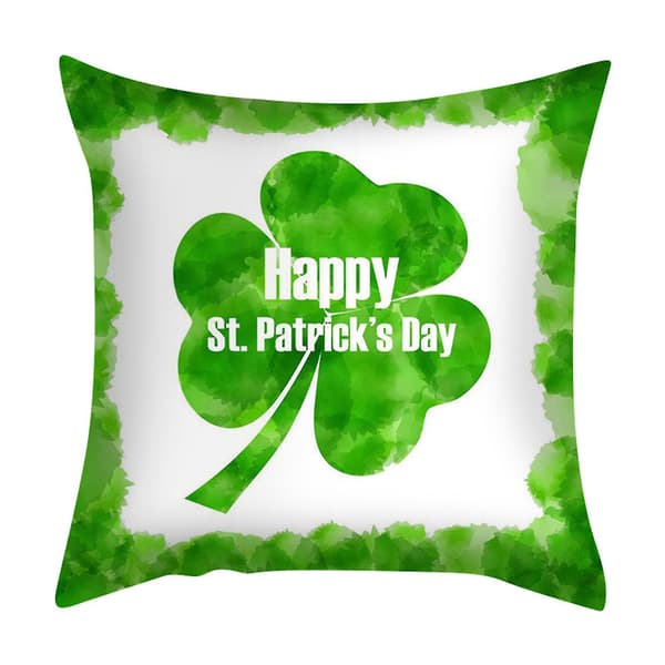 4-pack Heminredning Överdrag St. Patrick's Day Kuddfodral Kudde Överdrag